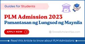 plm admission 2024 to 2025 requirements|Pamantasan ng Lungsod ng Maynila .
